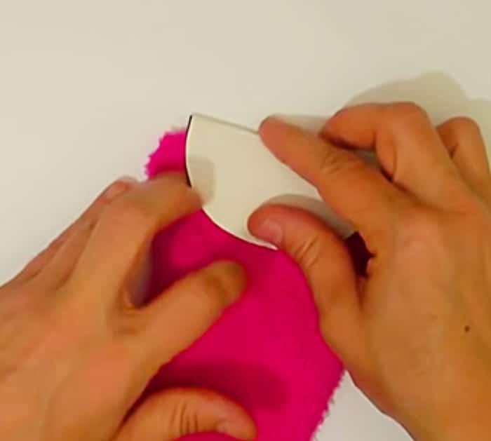 Mark sock puppets with Dollar Store Socks and cardstock