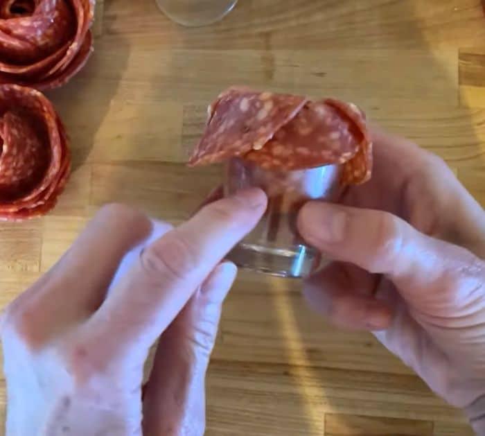 How to Make Salami Roses Appetizer