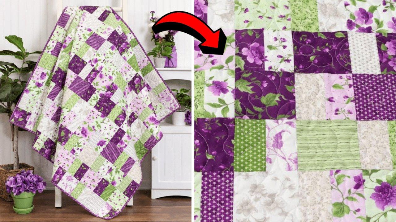 Easy Ten-Square Scramble Quilt Block Tutorial