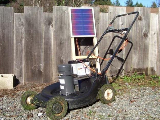 Solar Charged Lawnmower, a fun weekend build for any skill level and an easy way to put the sun to work