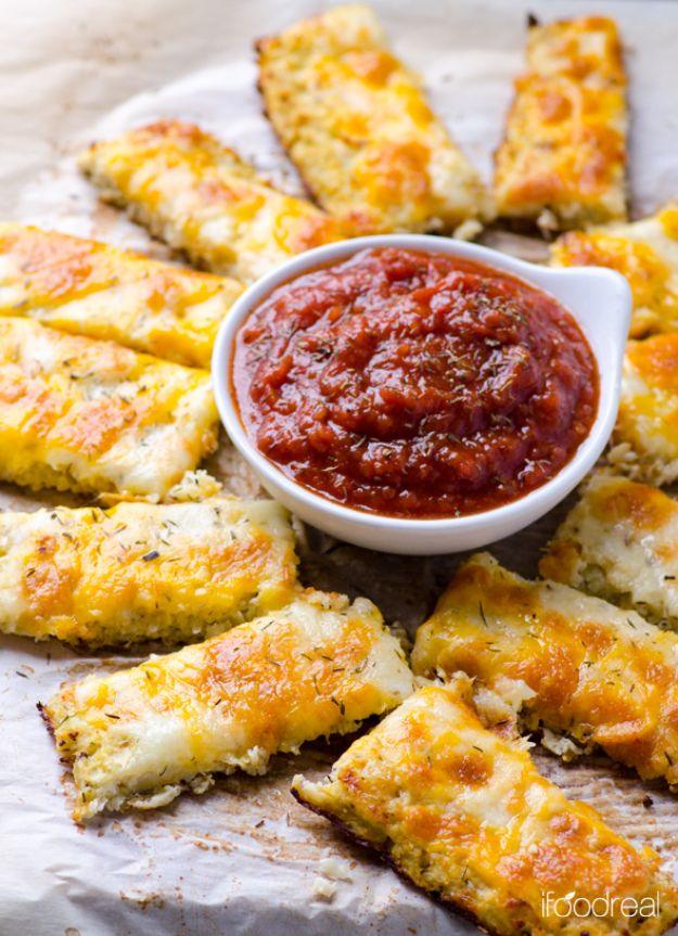 Cauliflower Breadsticks, fast enough to have on plates in well under an hour and satisfaction without the heavy aftermath