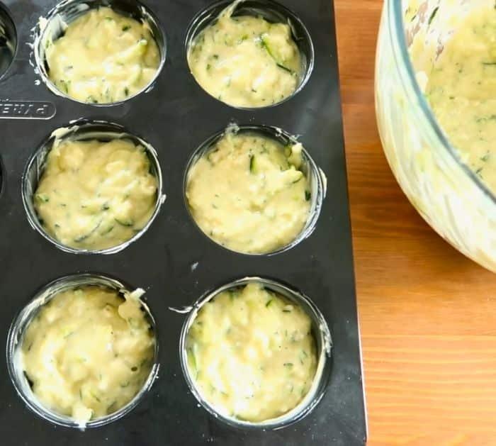 Cheesy Zucchini Breakfast Muffins Ingredients