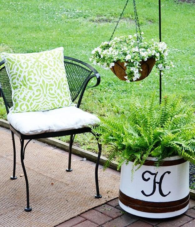 Ballard Designs Knock-Off Planter, a designer knockoff idea worth trying this season and worth trying