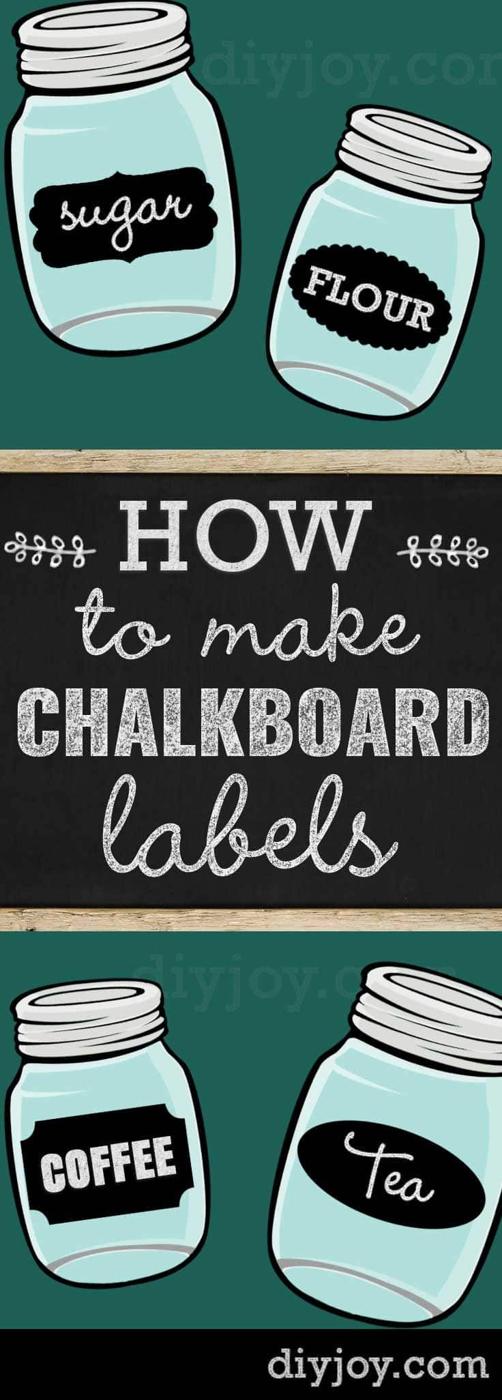 Chalkboard Labels, one of the more popular picks from this roundup and a project worth doubling for extra pieces