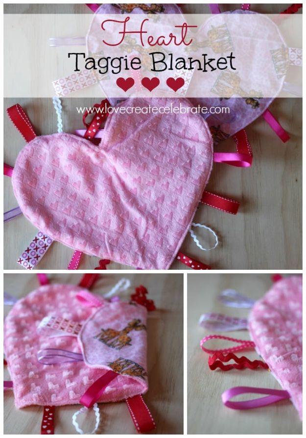 Heart Taggie Blanket, low key enough for a solo evening in and a charm that beats anything from a catalog