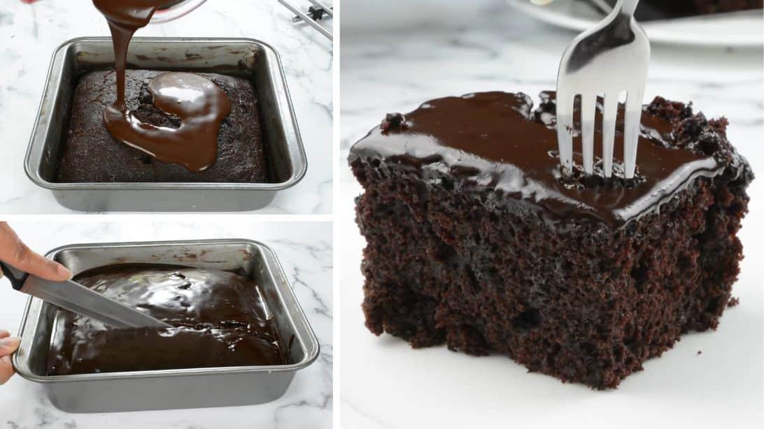 Easy Chocolate Depression Cake Recipe
