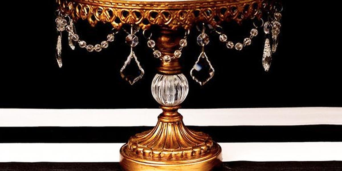 She Makes A Glamorous Cake Stand For Under $15 And Watch How She Does It!