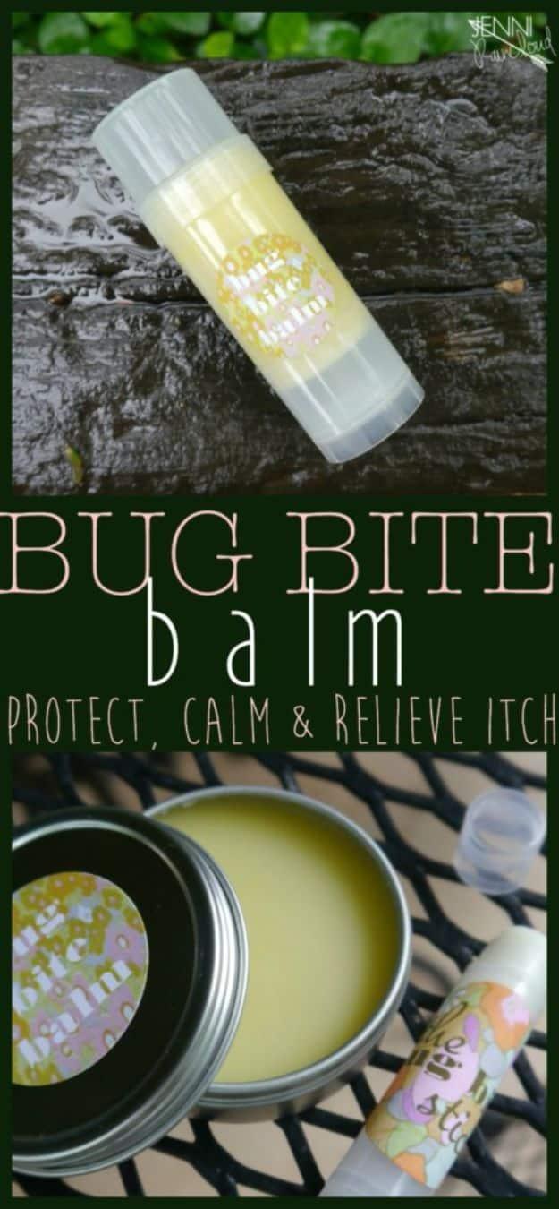 Bug Bite Balm, quick enough to finish over a weekend and a clever way to reuse scraps you already have