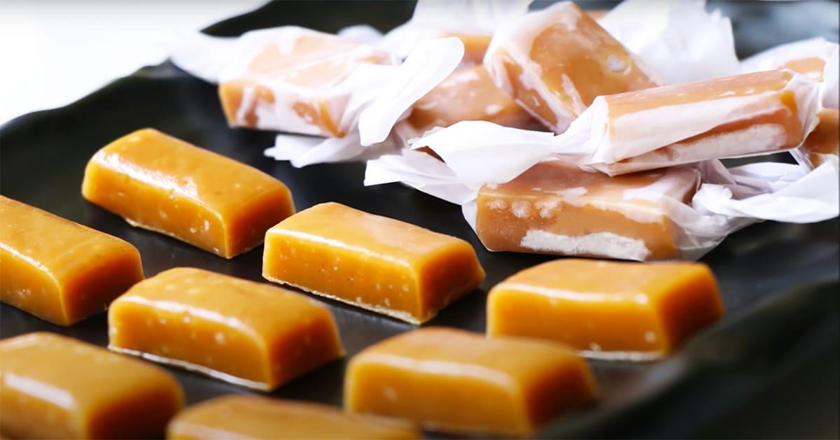 Chewy Caramel Toffee Recipe