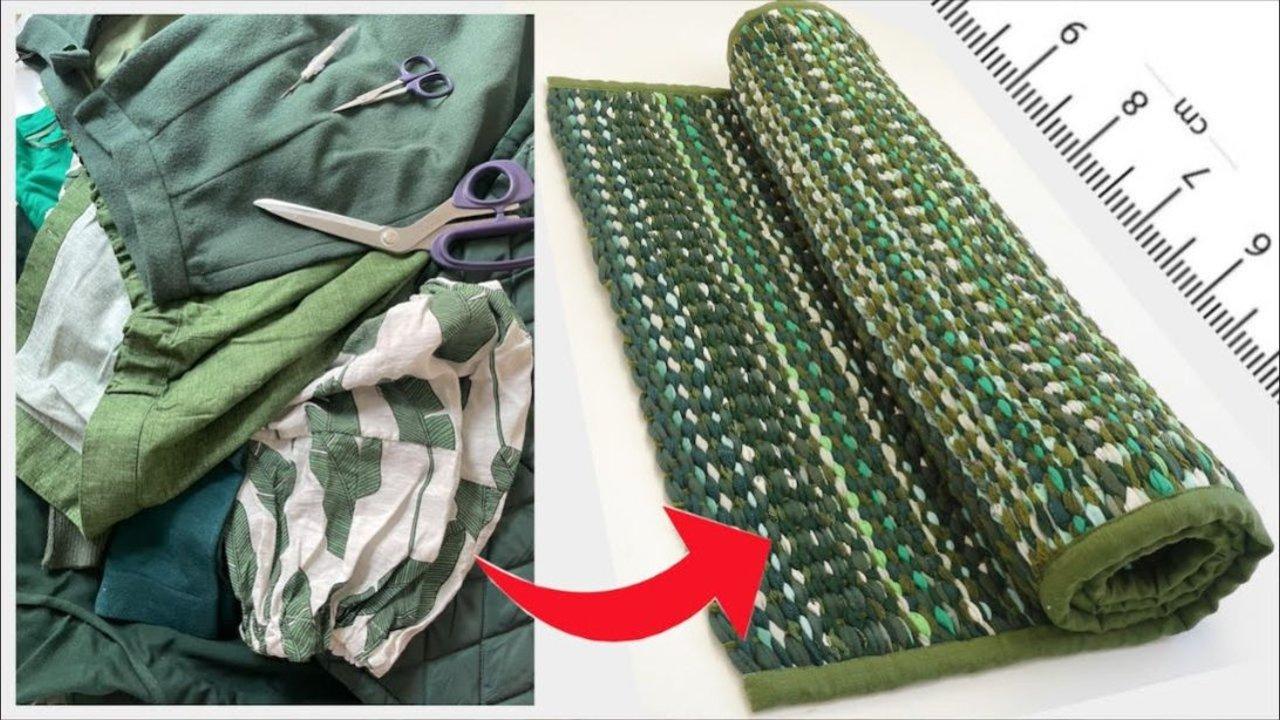 How to Weave Rug From Old Clothes