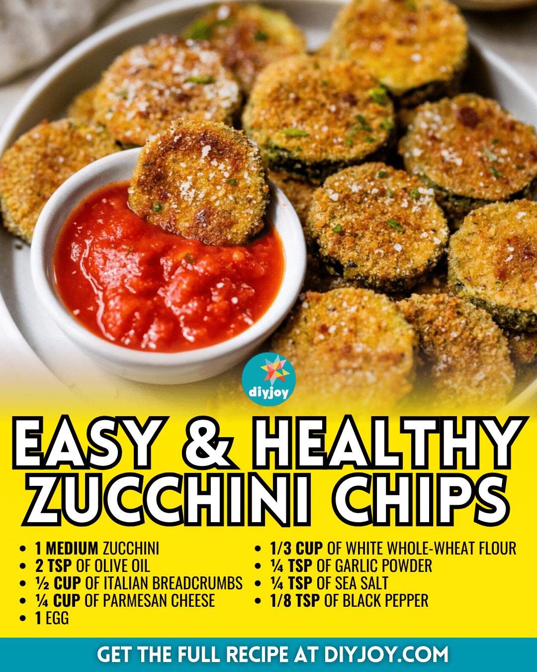 Easy & Healthy Zucchini Chips Recipe