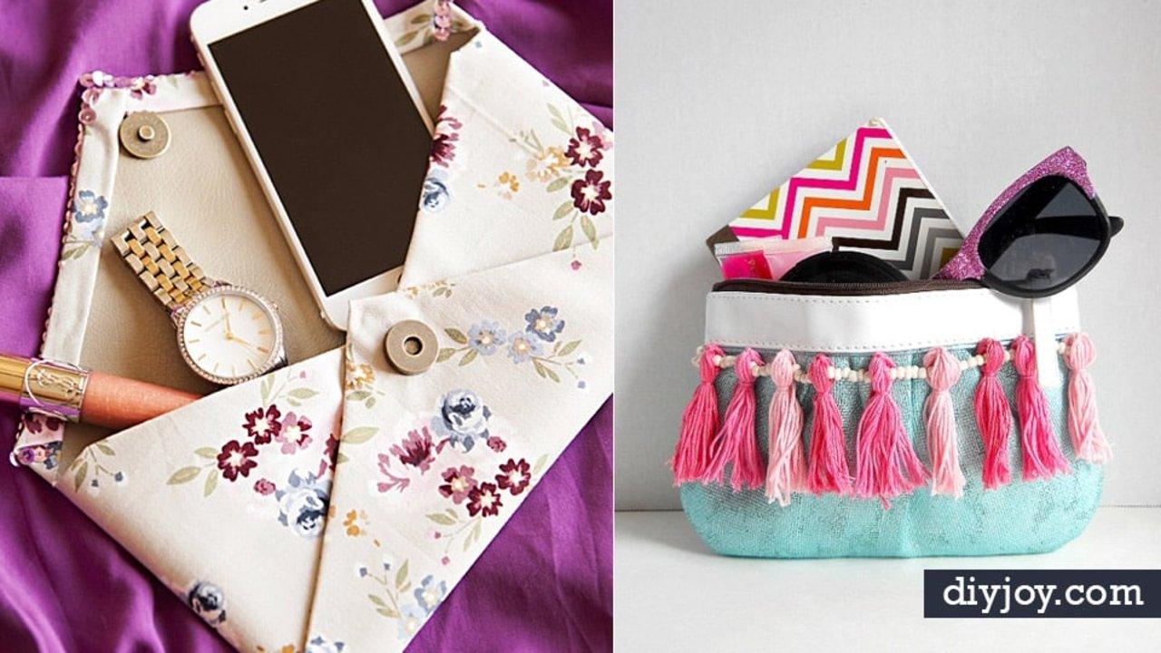 23 DIY Purses, Handbags and Clutches to Sew or Glue