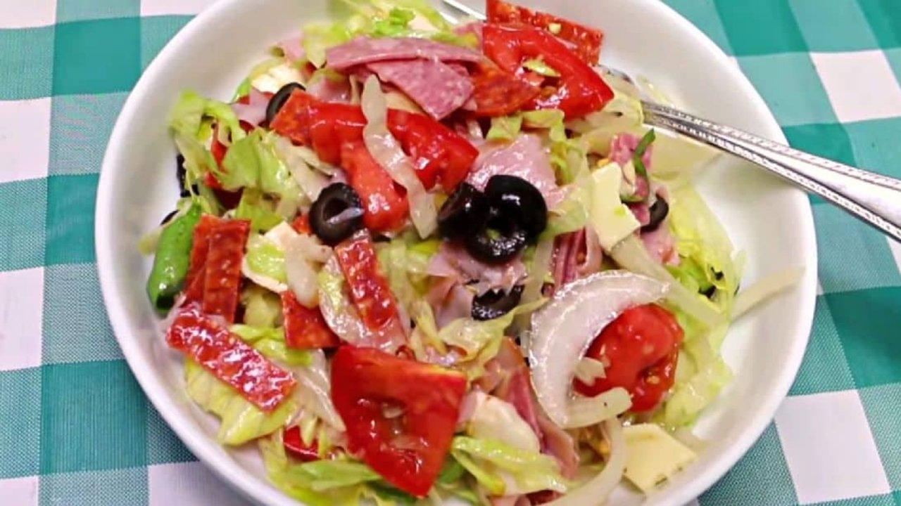 Fresh And Spicy Italian Sub Salad Recipe