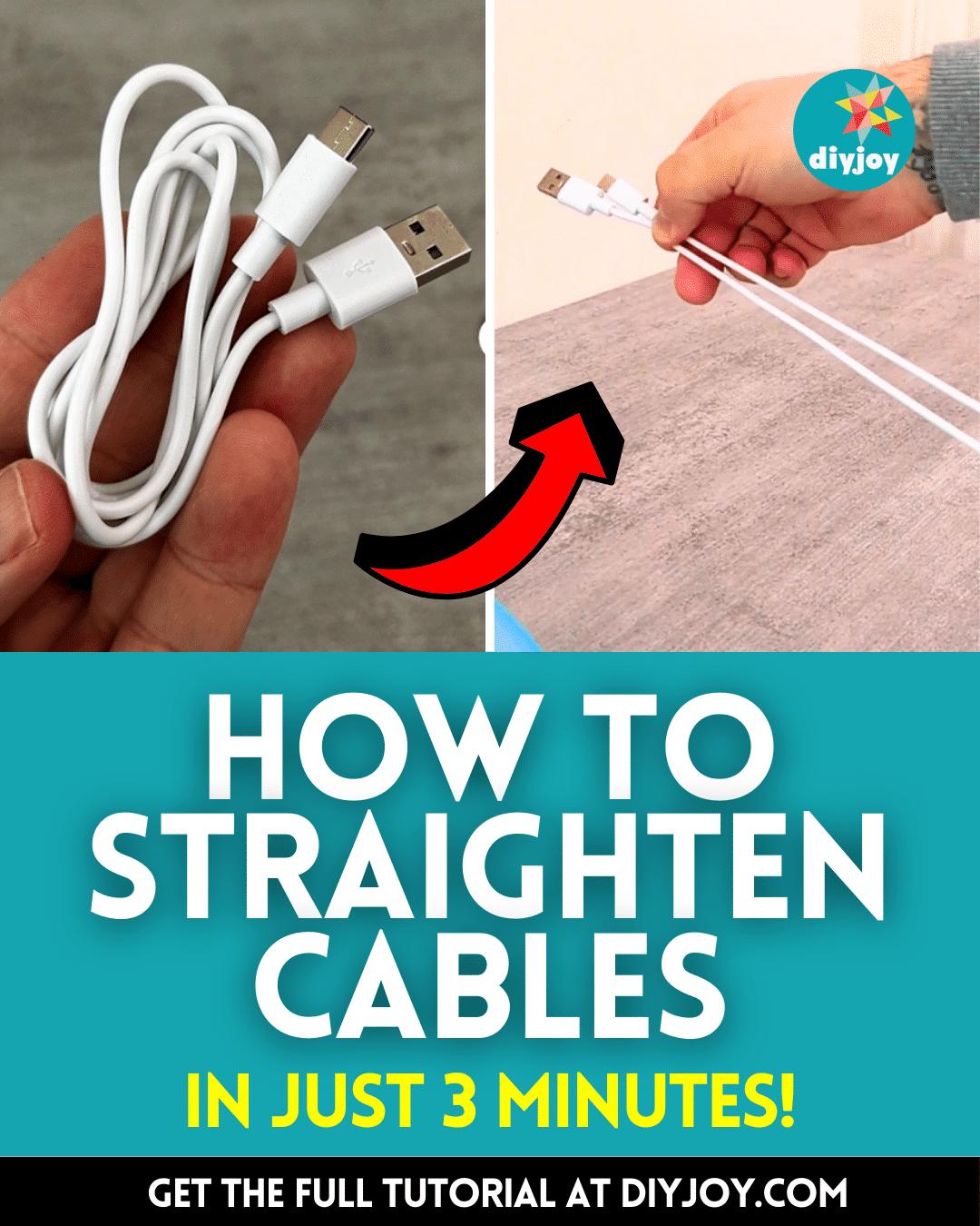 How to Straighten Cables in 3 Minutes