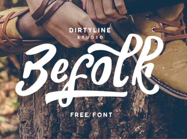 Best Free Fonts To Download for Crafts and DIY Projects - Befolk - Cute, Cool and Professional Looking Font Ideas for Teachers, Crafters and Wedding Decor - Calligraphy, Script, Sa