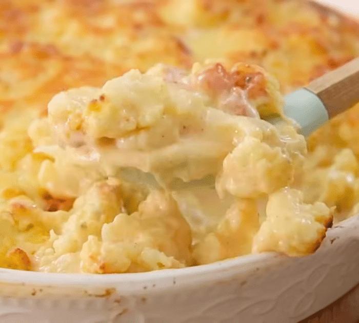 How to Make Cheesy Cauliflower Bake