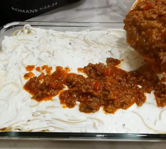 Million Dollar Spaghetti Recipe Instructions