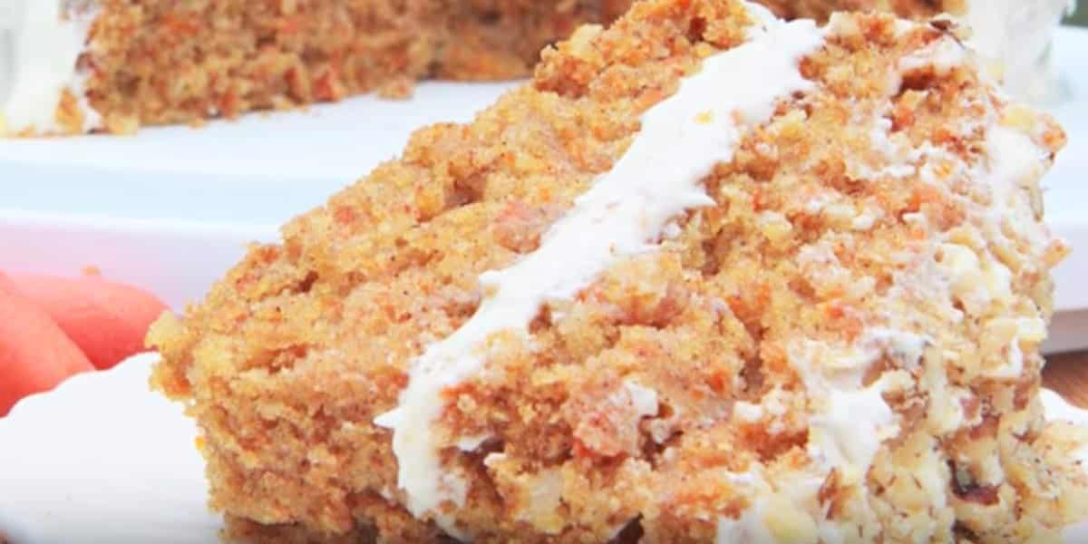 She Adds Carrots, Cinnamon And Brown Sugar Making The Best Gluten Free Carrot Cake Ever