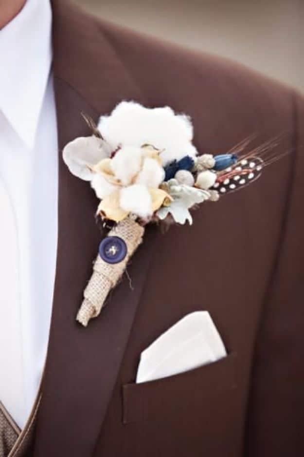 Raw Cotton Boutonniere, built from supplies most crafters already own and warmth that a bare corner was missing