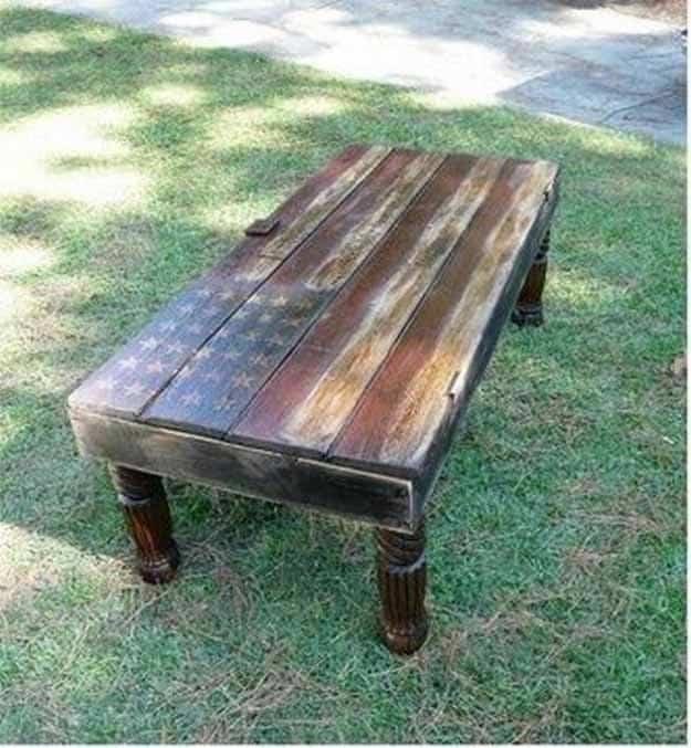 DIY Furniture Projects | Upcycling Projects with Reclaimed Wood | DIY Rustic Coffee Table | DIY Projects and Crafts by Sueeye #coffeetables #diyfurniture