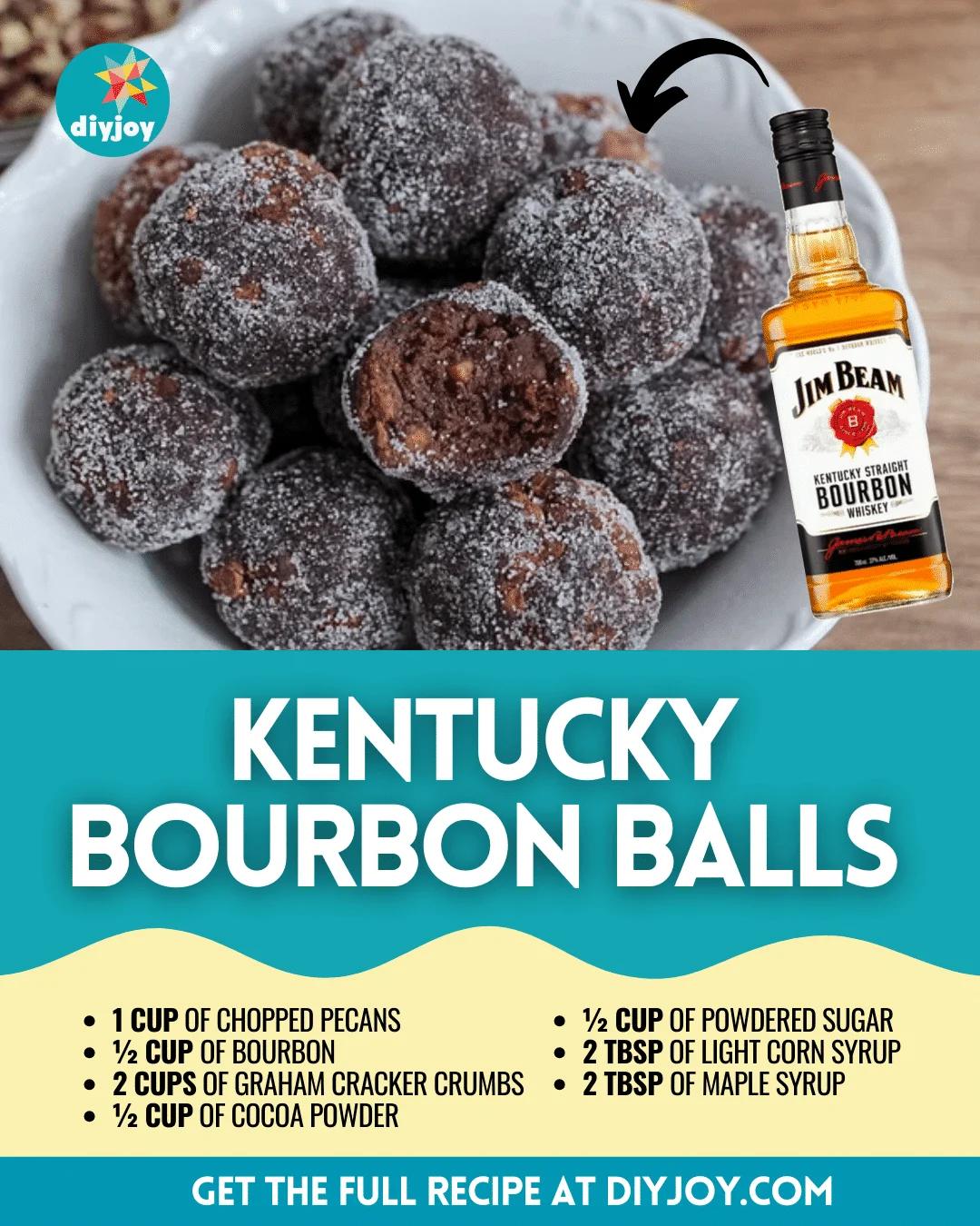 Easy Kentucky Bourbon Balls Recipe