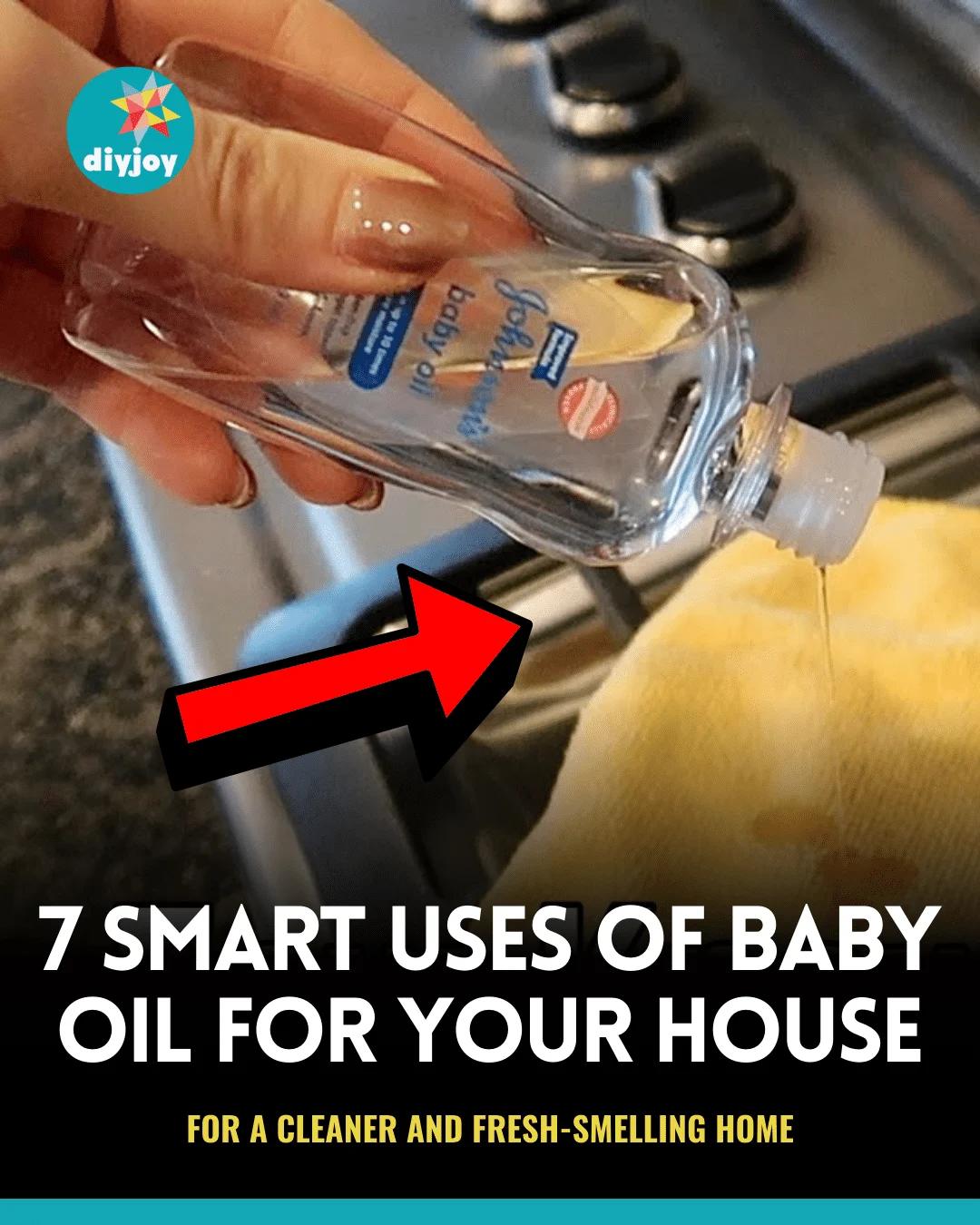 7 Smart Uses Of Baby Oil For Your House