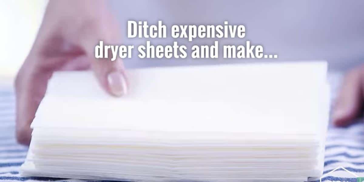 She Makes Her Own All Natural Dryer Sheets Due To Scary Health Dangers (Easy And Cheap!)