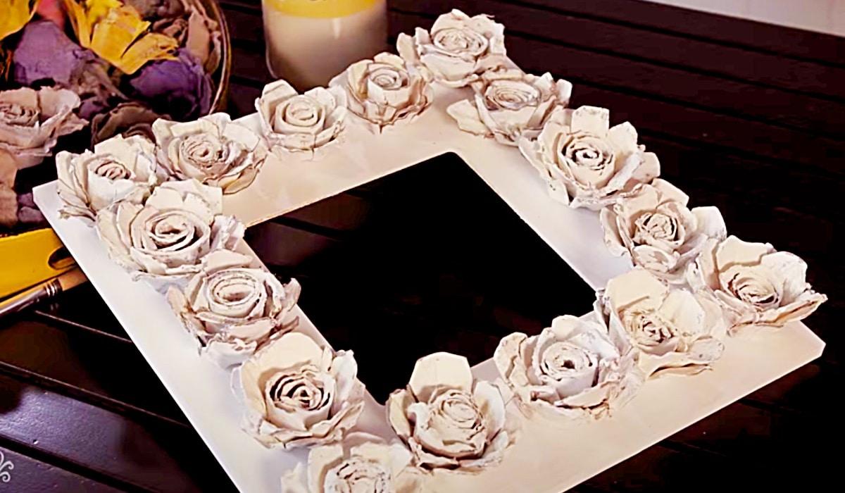 How To Make Egg Carton Roses