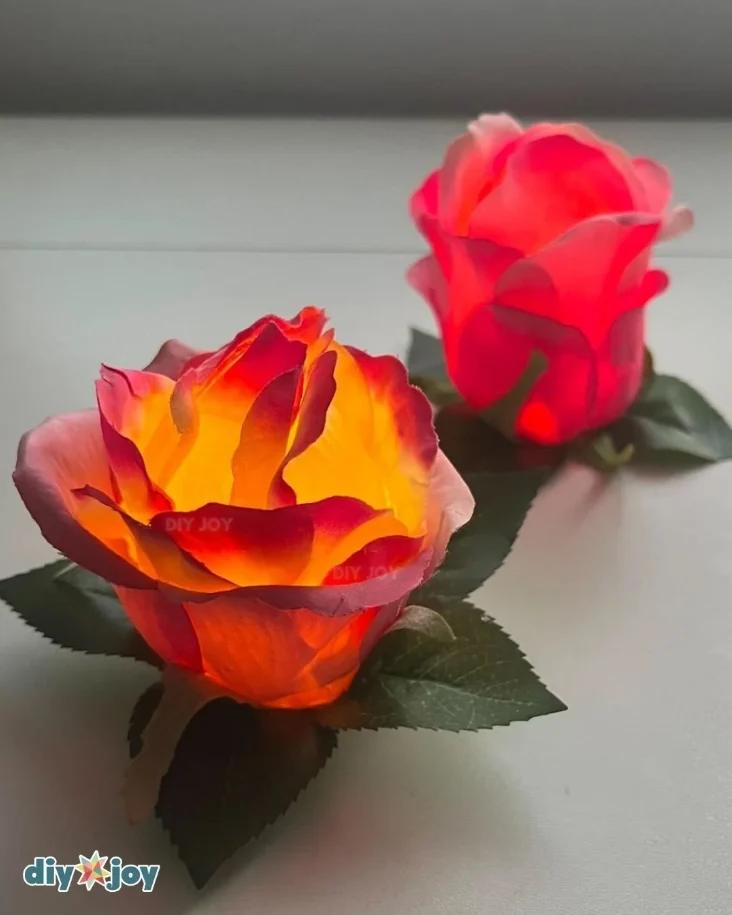 Homemade Gift — 3. diy flower light