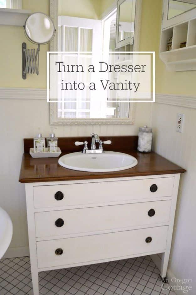 Make A Dresser Into A Vanity, a popular choice on this list and one worth bookmarking from this list