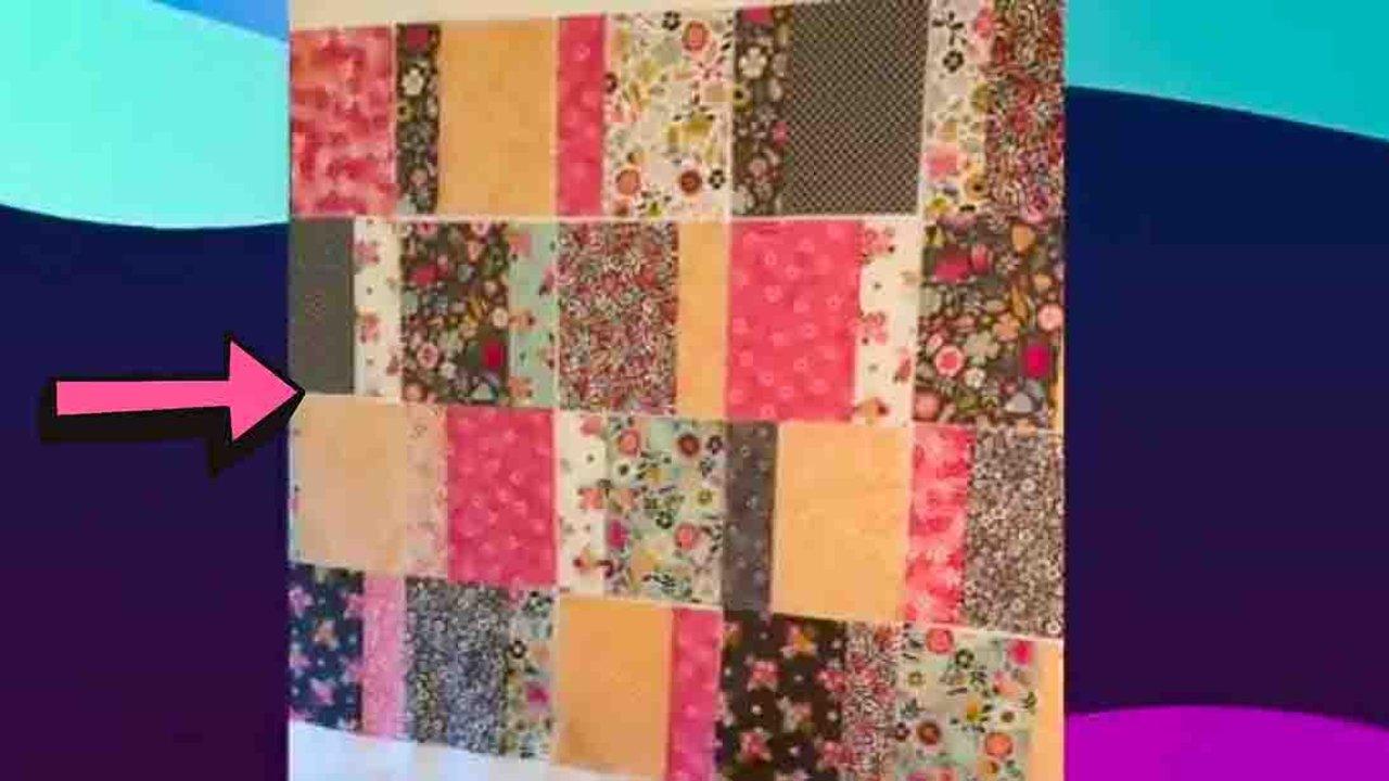 Stack n Whack Quilt Top Using A Layer Cake
