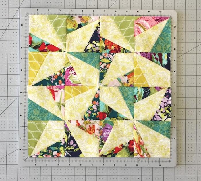 Materials for Wonky Pinwheel Quilt Block