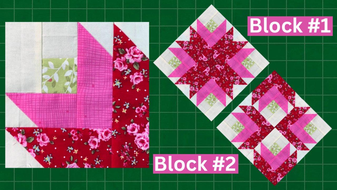 Easy Double Tulip Quilt Block Tutorial