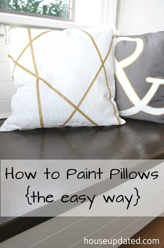 Painted Pillowcases, a popular choice on this list and a project that comes together in an afternoon
