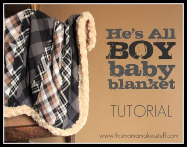 He's All Boy Baby Blanket, a handmade nursery piece, breezy enough in steps to manage solo and a showpiece guests linger over