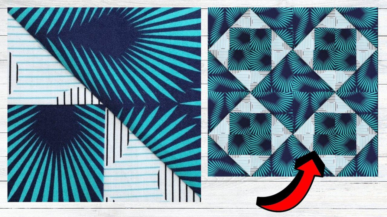 Easy Split 4-Patch Quilt Block Tutorial