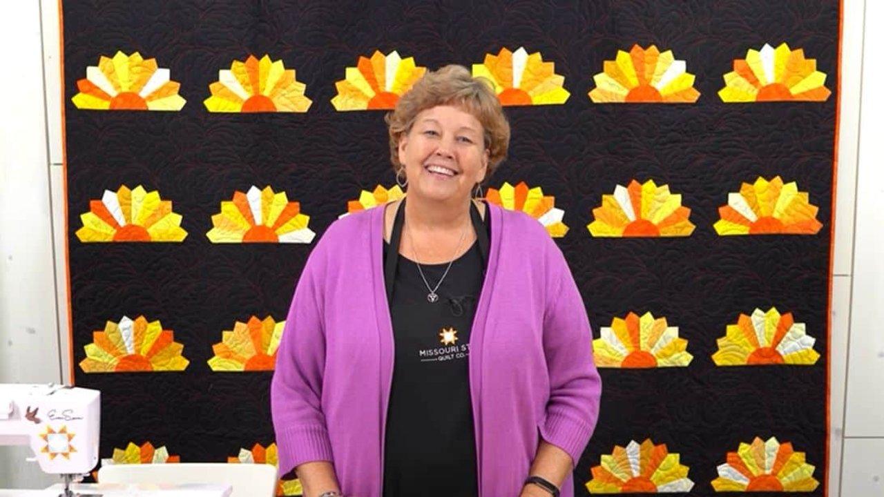 Here Comes the Sun Dresden Quilt With Jenny Doan