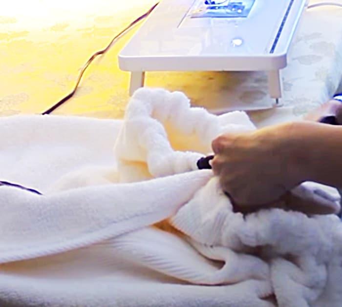 How To Make An After Shower Wrap From A Bath Towel