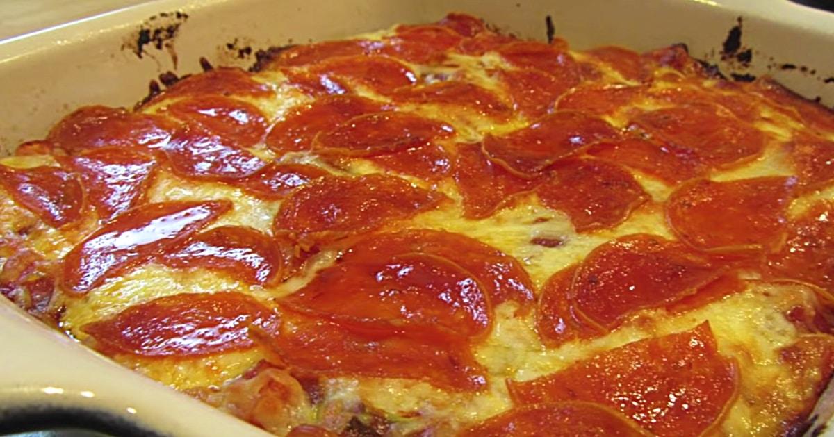 Low Carb Pizza Casserole Recipe