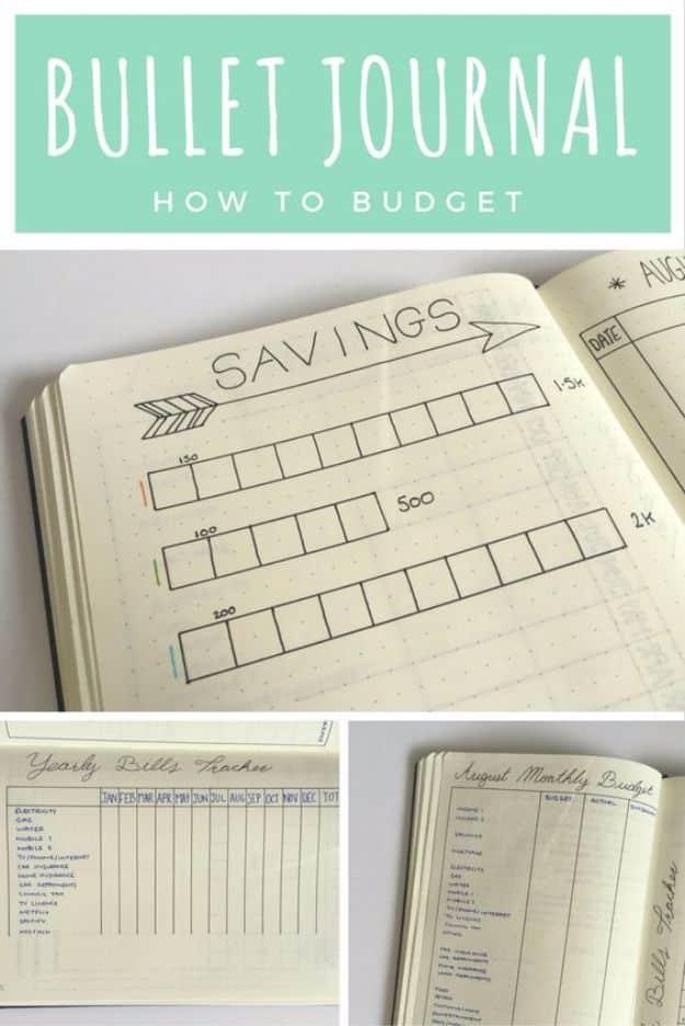 Ways to Save Money in 2018 - Create A Budget Journal - Easy Money Saving Ideas and Tips for Budgeting - Cool Idea for Budget Planning and Smart Financial Advice for Beginners - Cre