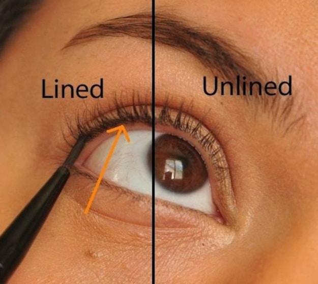 Eyeliner Tightlining, a beauty routine trick, speedy enough to squeeze in before walking out the door