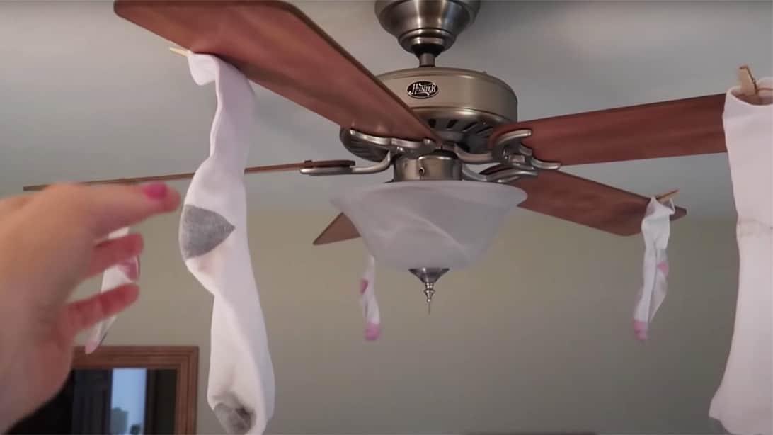 How to Clean a Fan with Old Socks