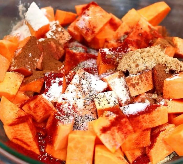 Easy Roasted Sweet Potatoes Ingredients