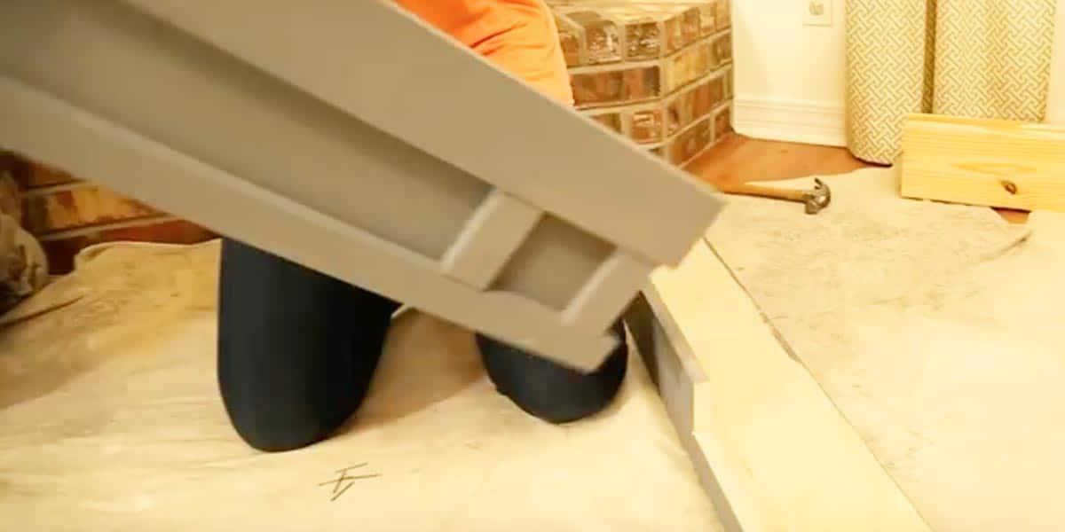 Tired Of A Plain Brick Fireplace She Gives It A Dramatic Makeover (Watch!)