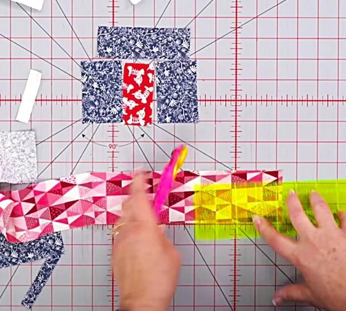 Tiny House Quilt - Easy Quilt Pattern - Scrap Buster Quilt Idea