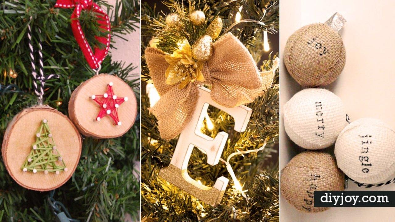 34 DIY Christmas Ornaments To Make For Your Tree