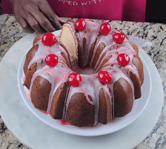 How to Make 7Up Shirley Temple Pound Cake
