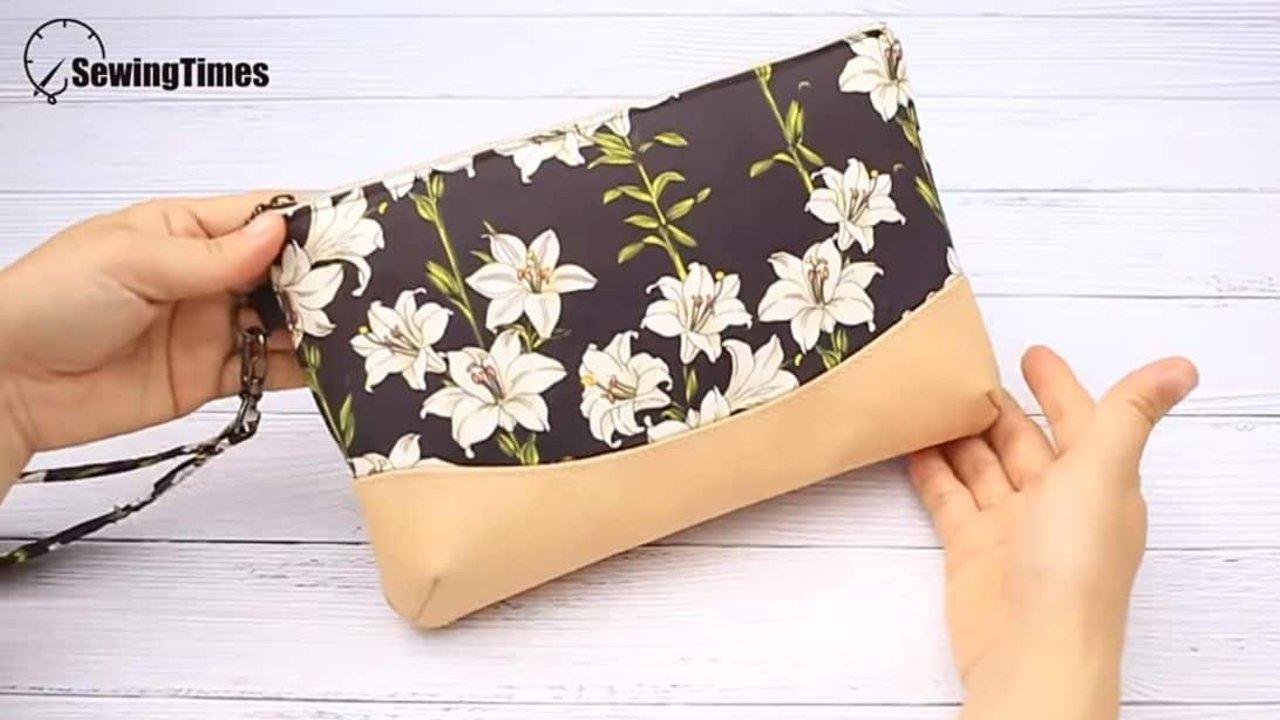 DIY Clutch Purse Bag and Wrislet