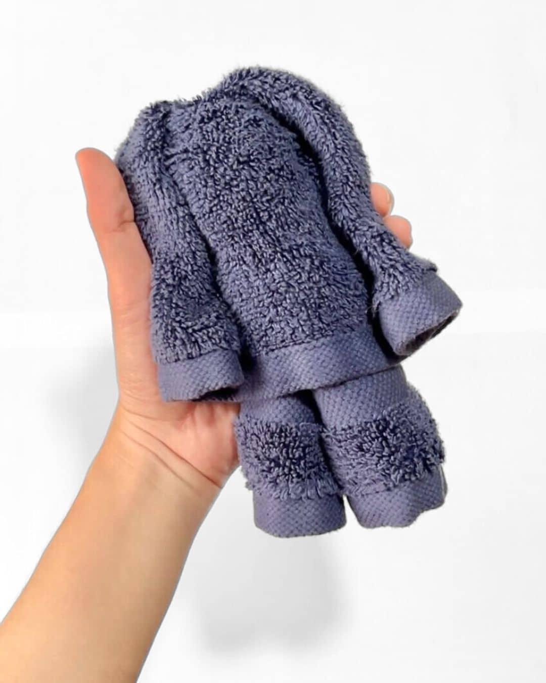 Towel Teddy Bear — towel animal instructions
