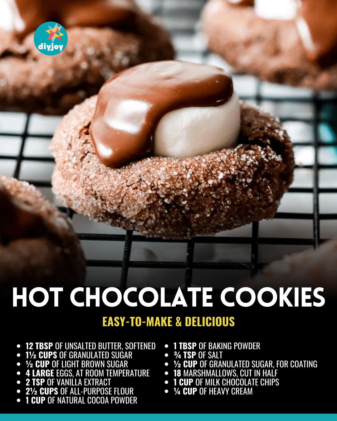 Easy Hot Chocolate Cookies Recipe
